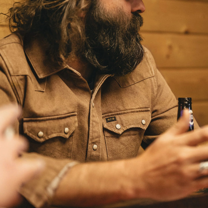 Howler Bros Dust Up Denim Longsleeve Snapshirt | Men's