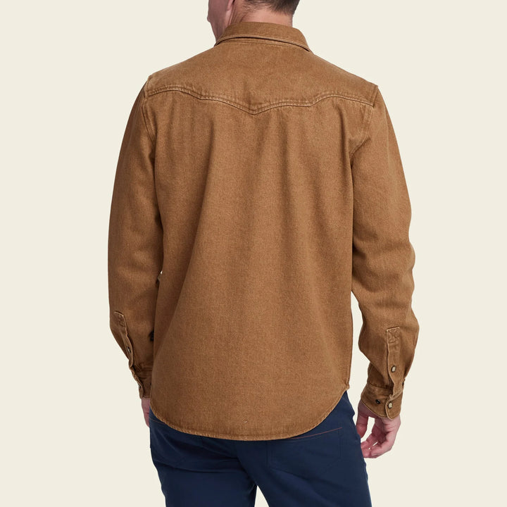 Howler Bros Dust Up Denim Longsleeve Snapshirt | Men's