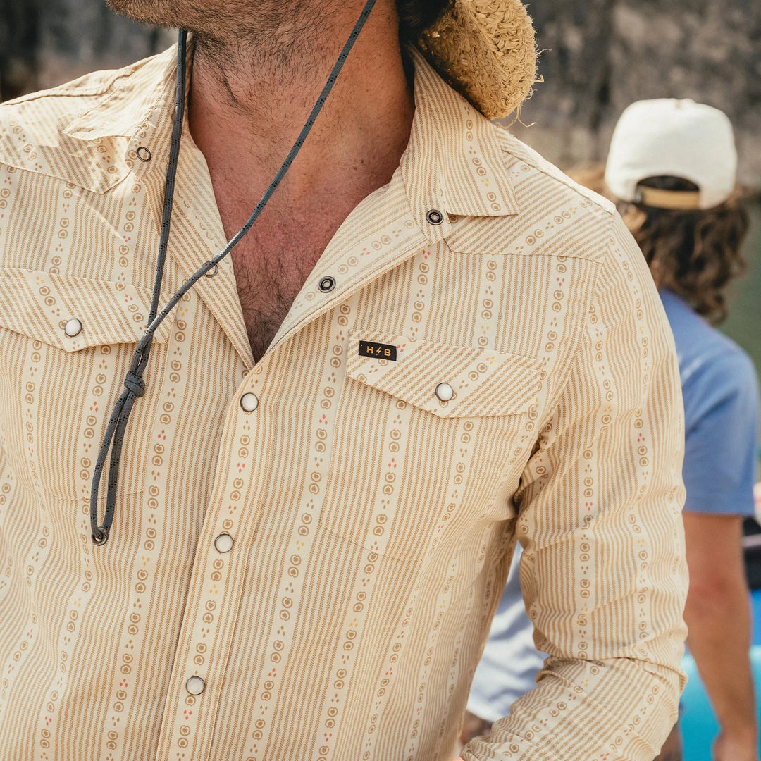 Howler Bros H Bar B Tech Longsleeve Snapshirt | Men's