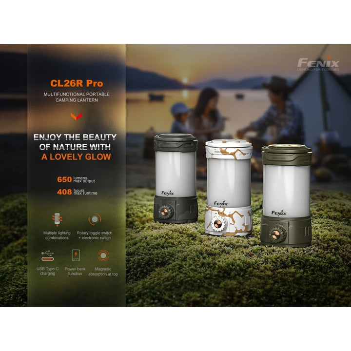 Fenix CL26R Pro Multifunctional Portable Rechargeable Camping Lantern