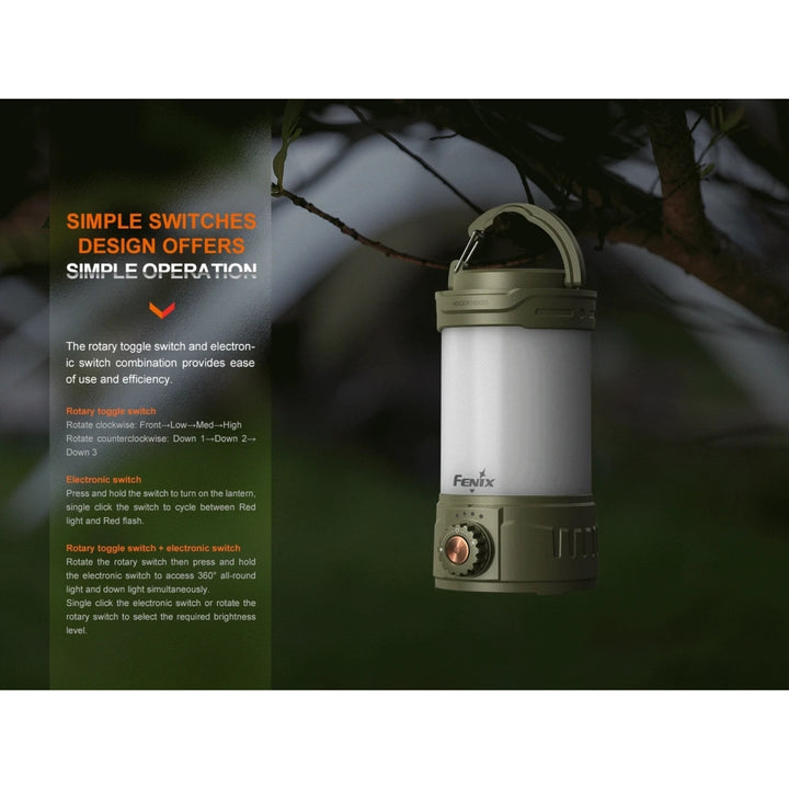 Fenix CL26R Pro Multifunctional Portable Rechargeable Camping Lantern