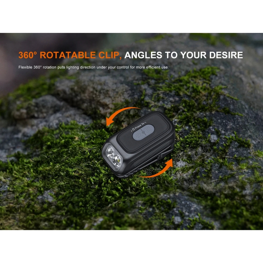 Fenix E04R Rotating Clip On Light