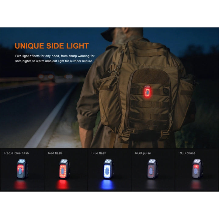 Fenix E04R Rotating Clip On Light