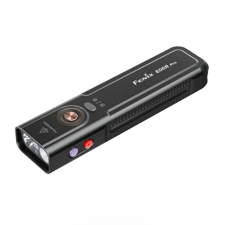 Fenix E06R Pro Keychain Light with White, UV, & Red Laser Lights - 1600 Lumens