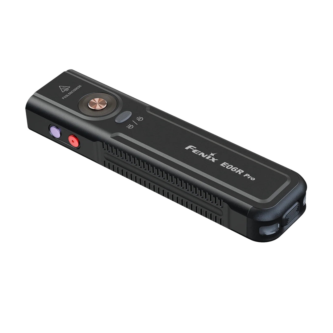 Fenix E06R Pro Keychain Light with White, UV, & Red Laser Lights - 1600 Lumens