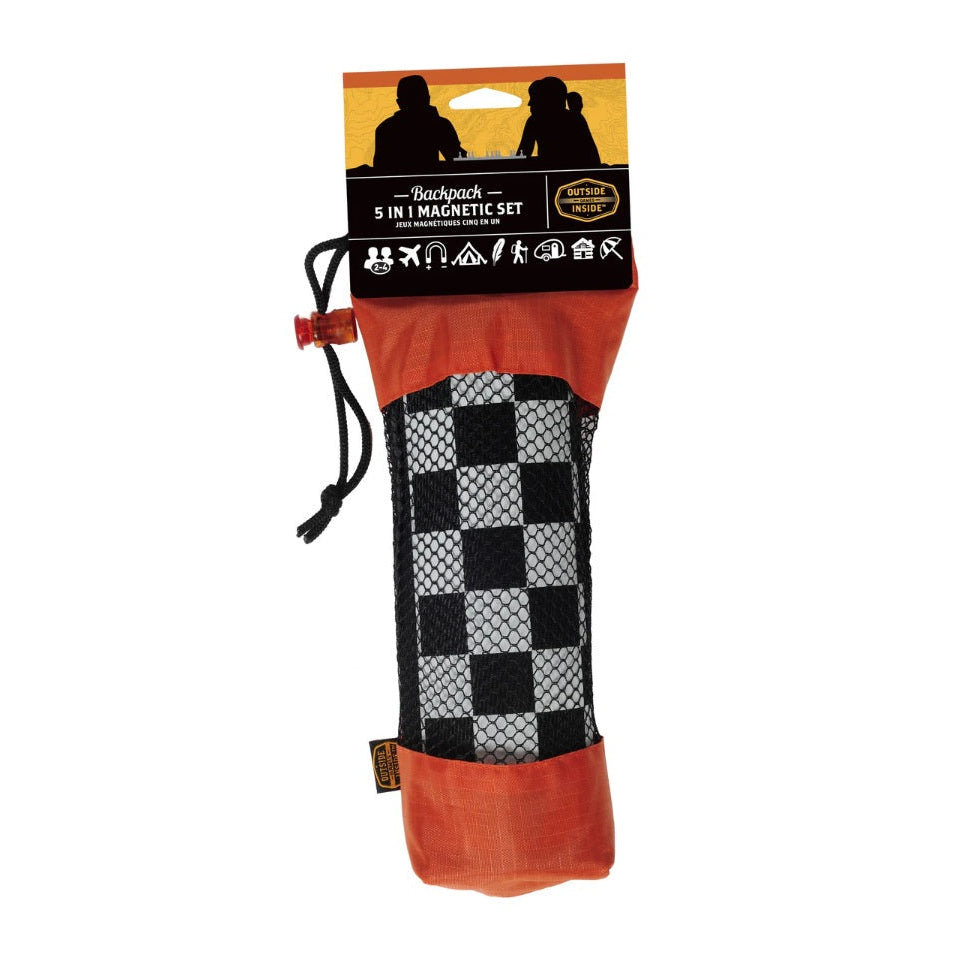GSI Outdoors - Outside Inside - Backpack 5-in-1 Magnetic Game Set