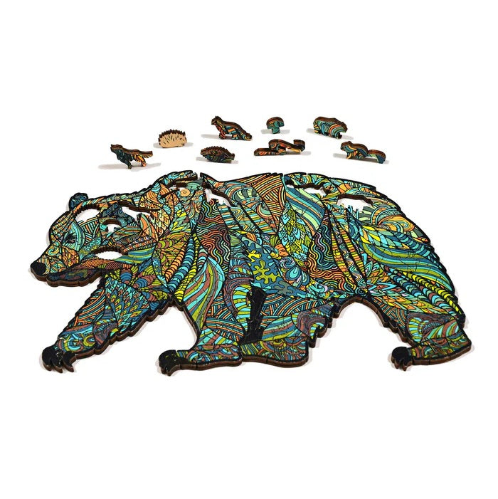 GSI Outdoors - Outside Inside - Grizzly Bear Wood Puzzle