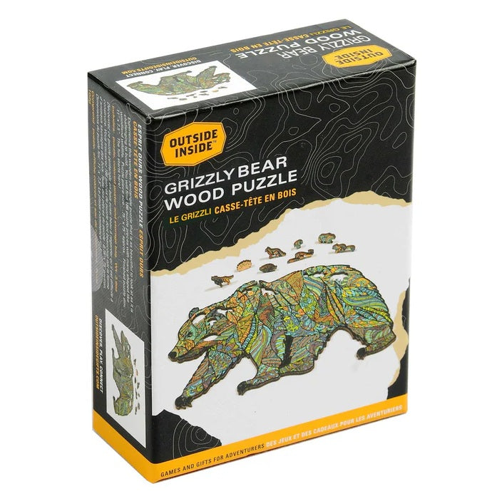 GSI Outdoors - Outside Inside - Grizzly Bear Wood Puzzle
