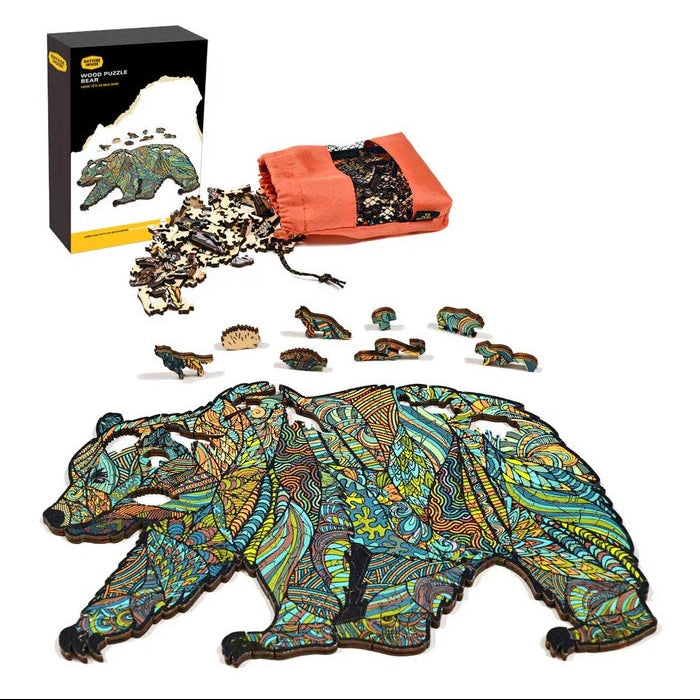 GSI Outdoors - Outside Inside - Grizzly Bear Wood Puzzle