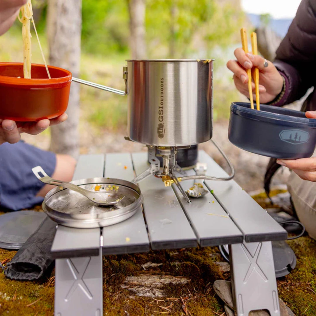 GSI Outdoors Micro Table+ Folding Aluminum Camping Table