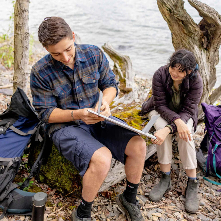 GSI Outdoors Micro Table+ Folding Aluminum Camping Table
