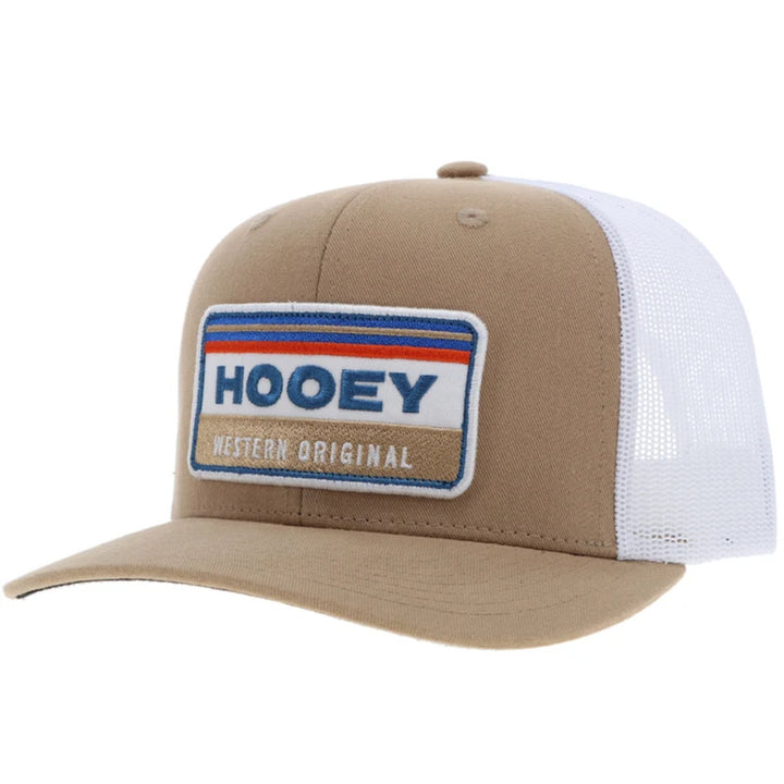 HOOEY "HORIZON" TAN/WHITE HAT