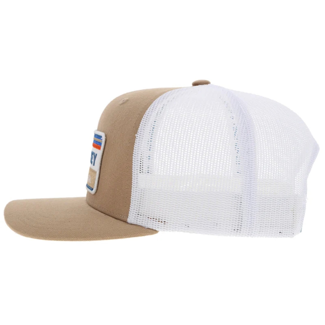 HOOEY "HORIZON" TAN/WHITE HAT