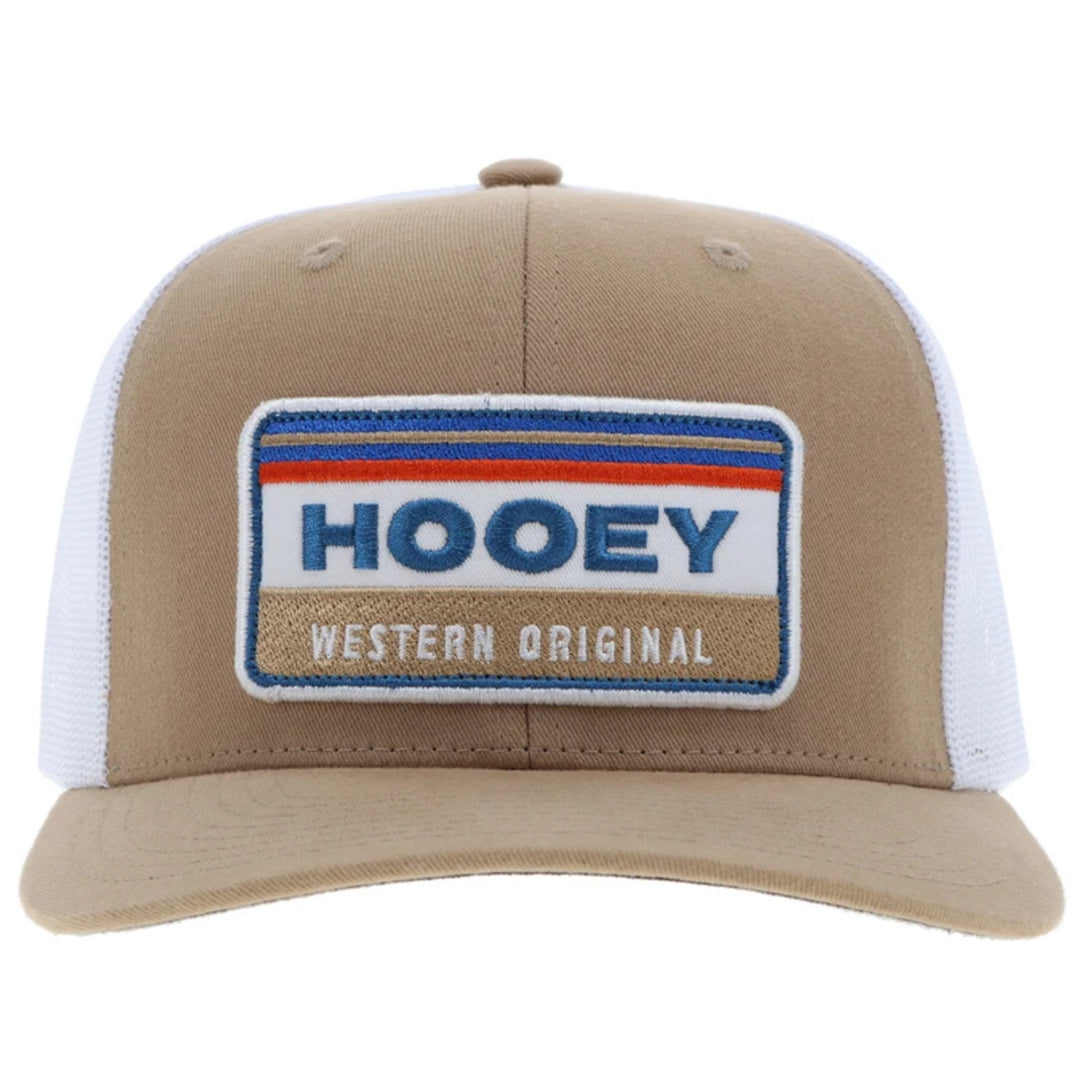 HOOEY "HORIZON" TAN/WHITE HAT