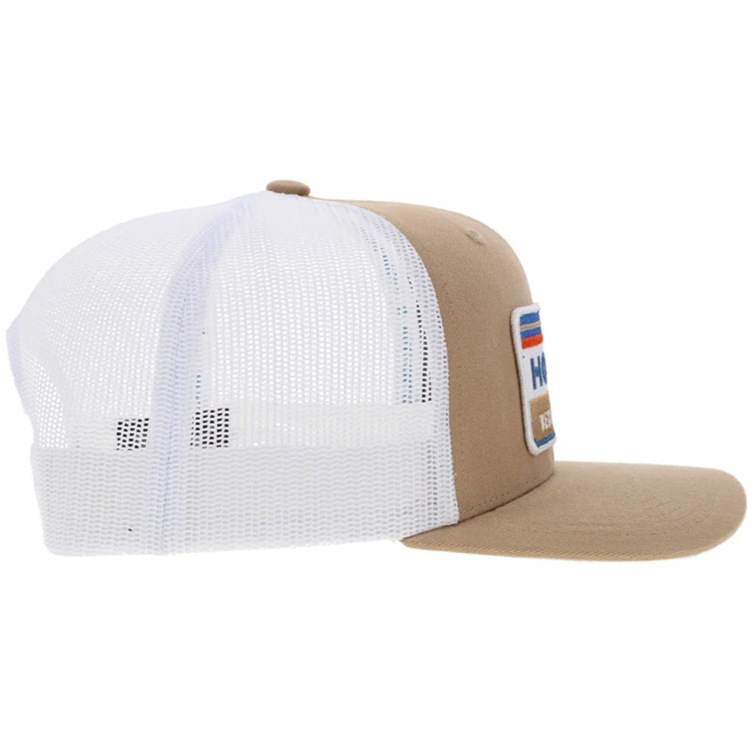 HOOEY "HORIZON" TAN/WHITE HAT