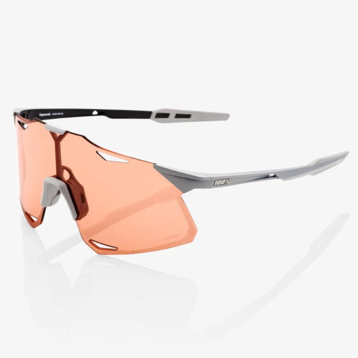 100% HYPERCRAFT® Matte Stone Grey HiPER® Coral Lens
