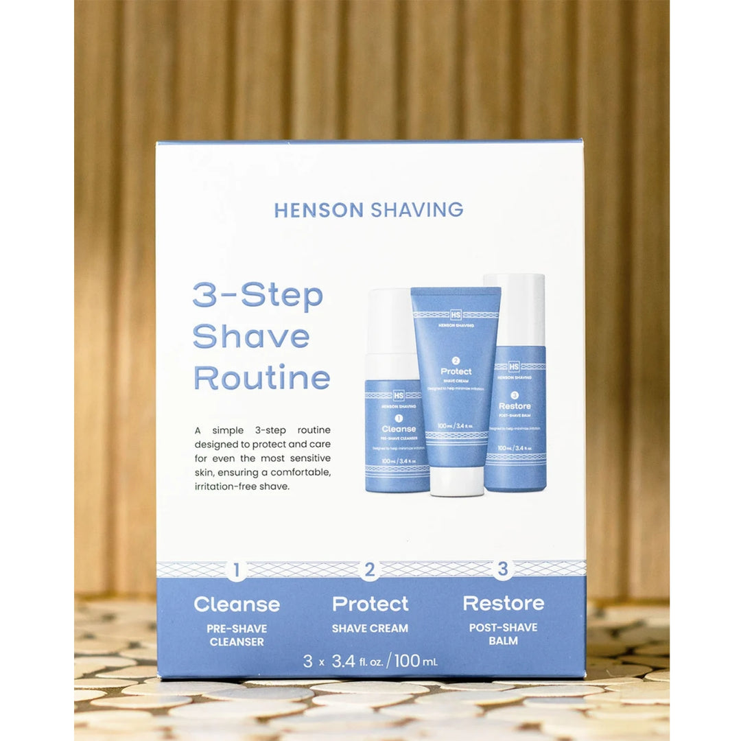 Henson 3 Step Shave Routine