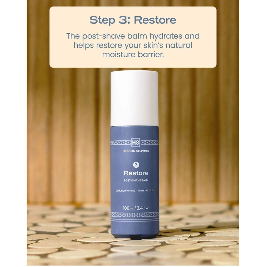 Henson 3 Step Shave Routine