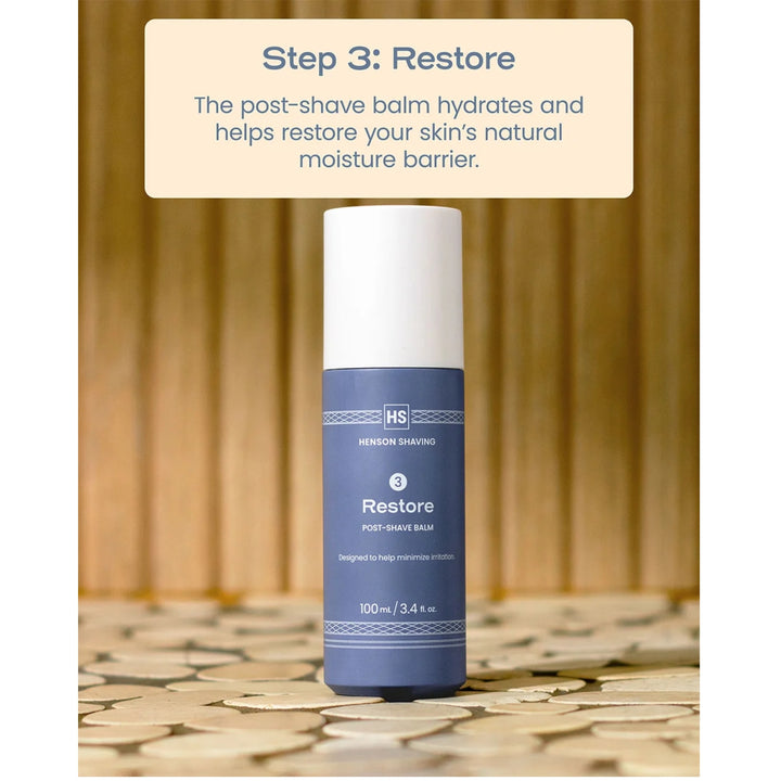 Henson 3 Step Shave Routine