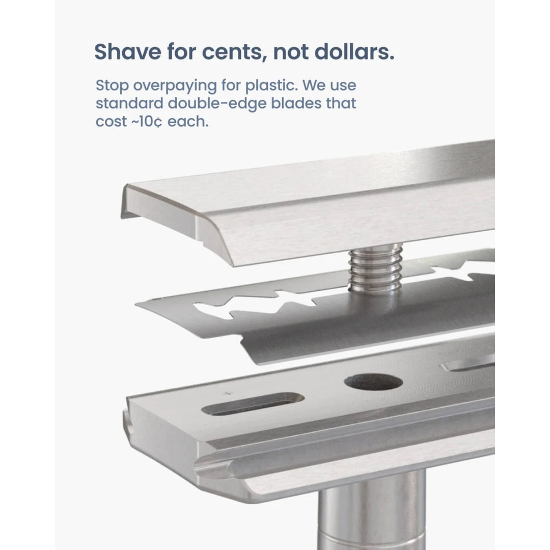 Henson AL13-Mild Safety Razor +25 Blades