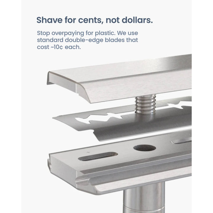 Henson AL13-Mild Safety Razor +25 Blades