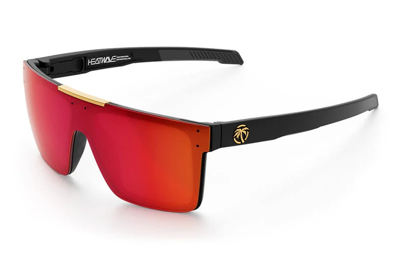 Heatwave Performance Quatro Z87+ Black Frame w/ Firestorm Lens Sunglasses