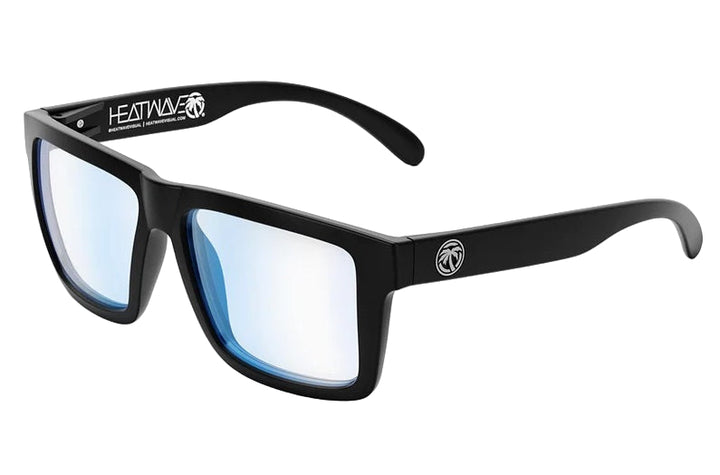 Heatwave XL VISE Z87 Black Frame: Blue Light Blocking Sunglasses