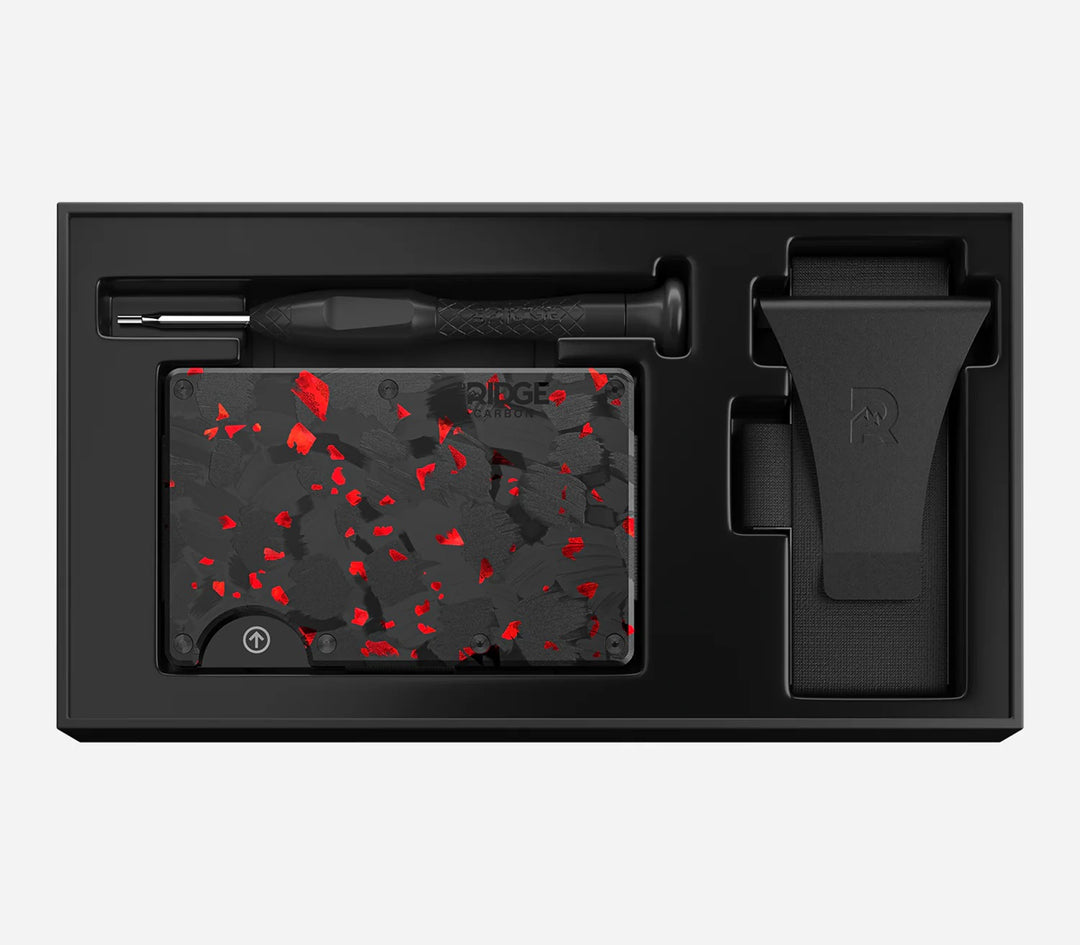 The Ridge Wallet Forged Carbon Collection