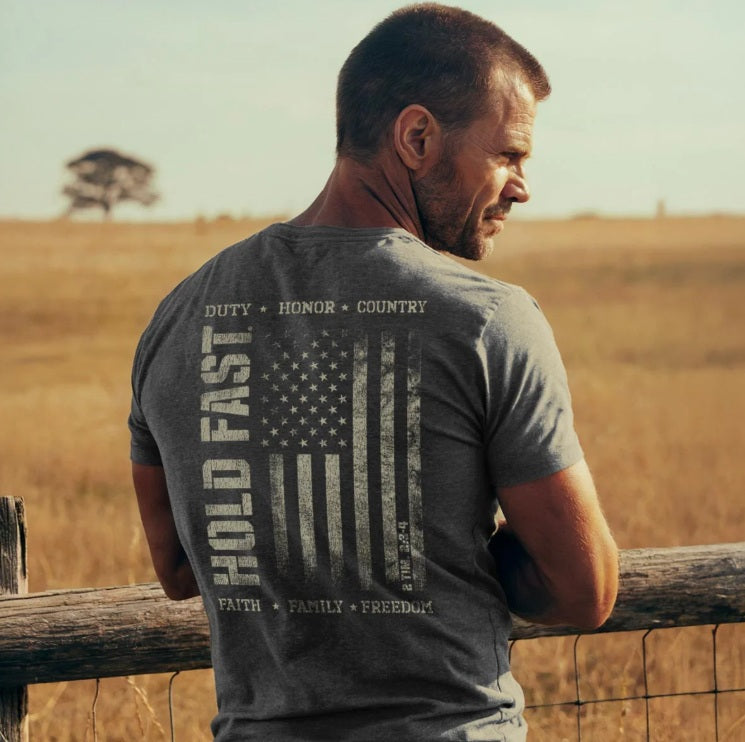 Kerusso HOLD FAST Men's Duty & Honor T-Shirt