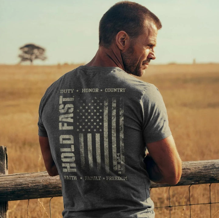 Kerusso HOLD FAST Men's Duty & Honor T-Shirt