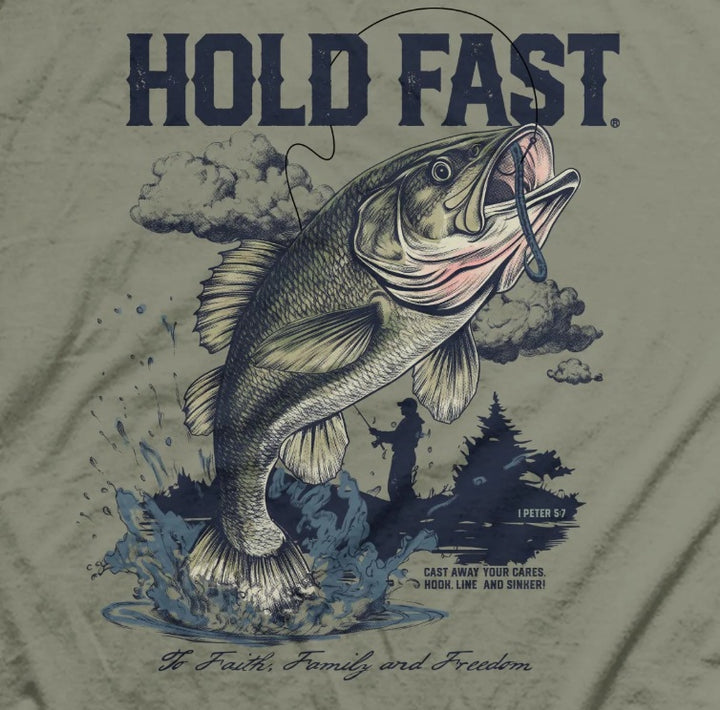 Kerusso HOLD FAST Men's Fishing T-Shirt