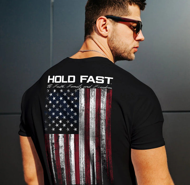 Kerusso HOLD FAST Men's "Hold Fast Flag" T-Shirt