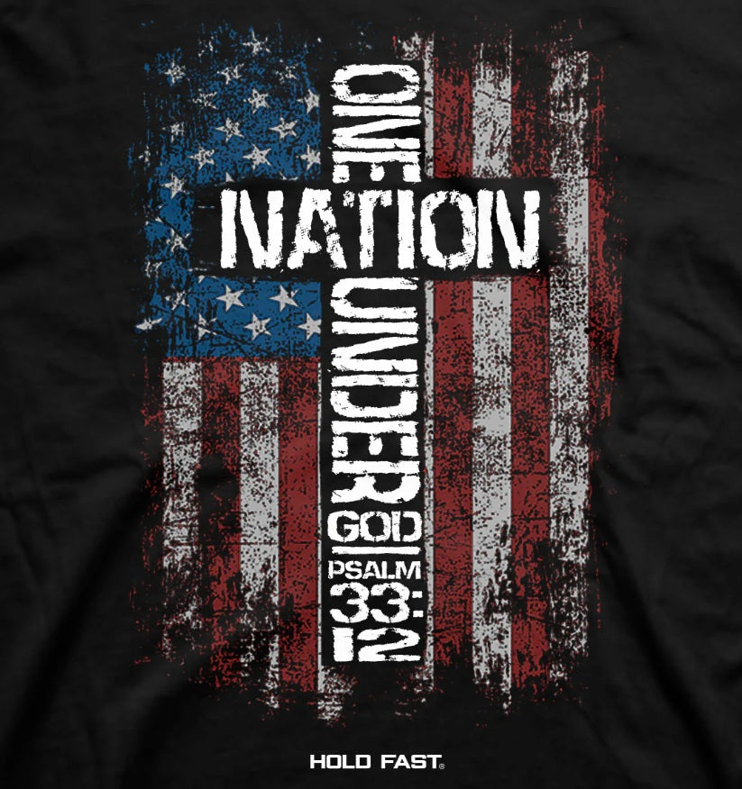 Kerusso HOLD FAST Men's "One Nation Flag" T-Shirt