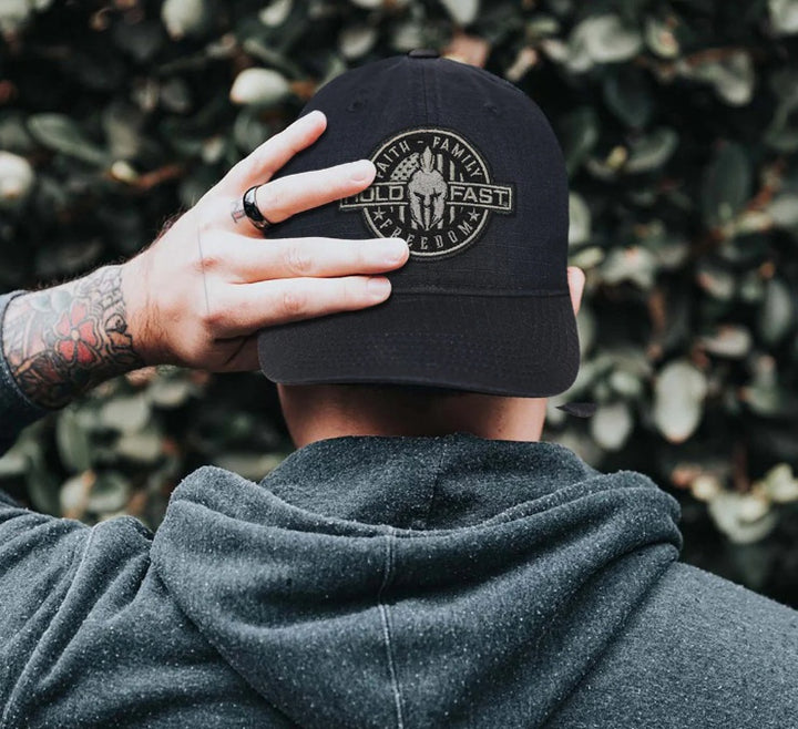 Kerusso HOLD FAST Men's "Spartan Emblem" Cap