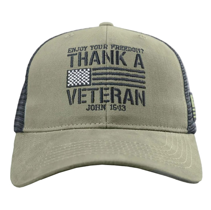 Kerusso HOLD FAST Men's "Thank a Veteran Flag" Cap