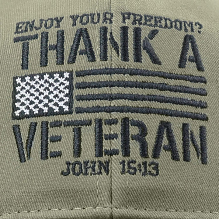 Kerusso HOLD FAST Men's "Thank a Veteran Flag" Cap