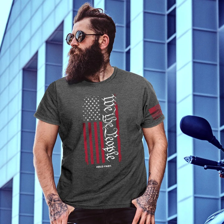 Kerusso HOLD FAST Men's "We The People Flag" T-Shirt