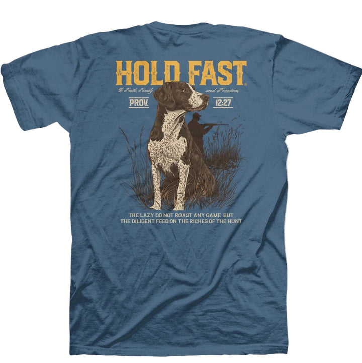 Kerusso HOLD FAST Mens Hunting Dog T-Shirt