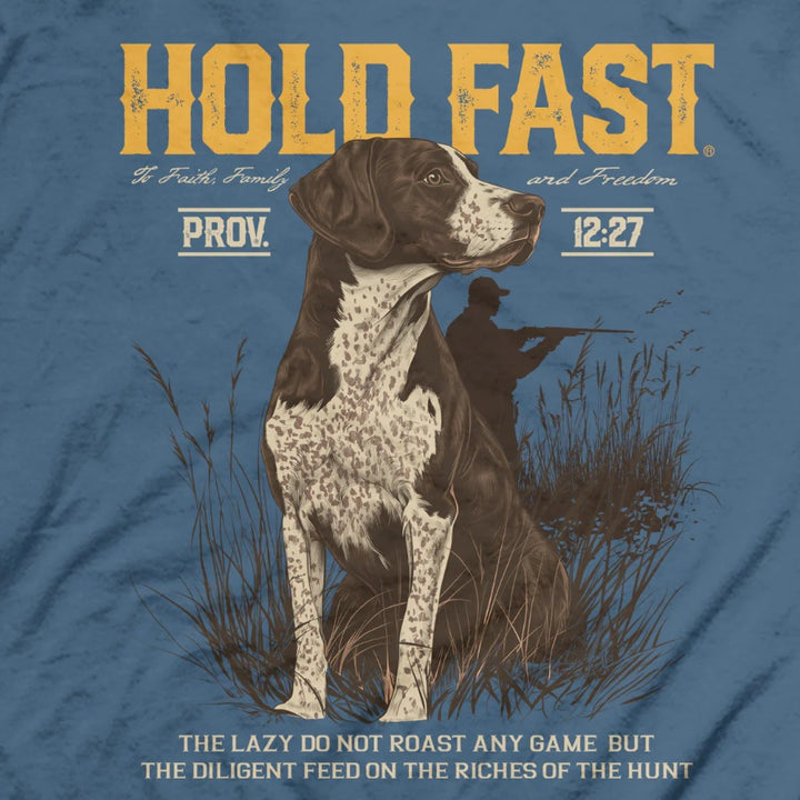 Kerusso HOLD FAST Mens Hunting Dog T-Shirt