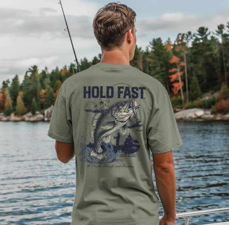 Kerusso HOLD FAST Men's Fishing T-Shirt