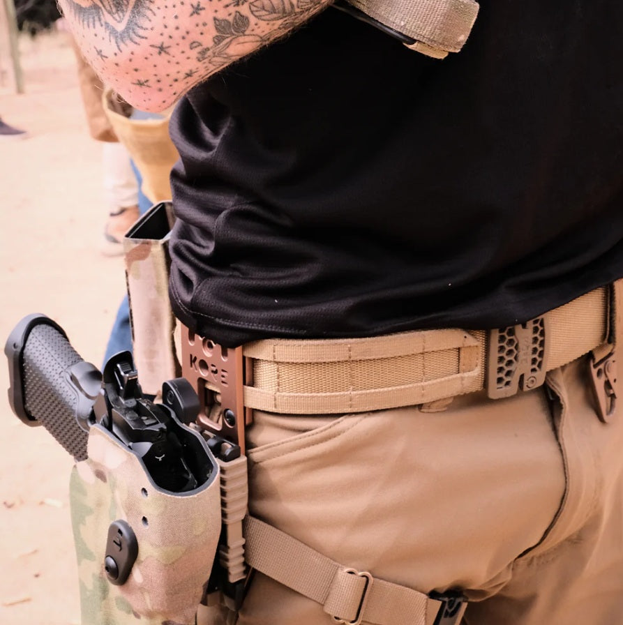 Kore B2 Coyote Battle Belt [Complete Kit] - 24"48" / Padded Reinforced Inner Belt