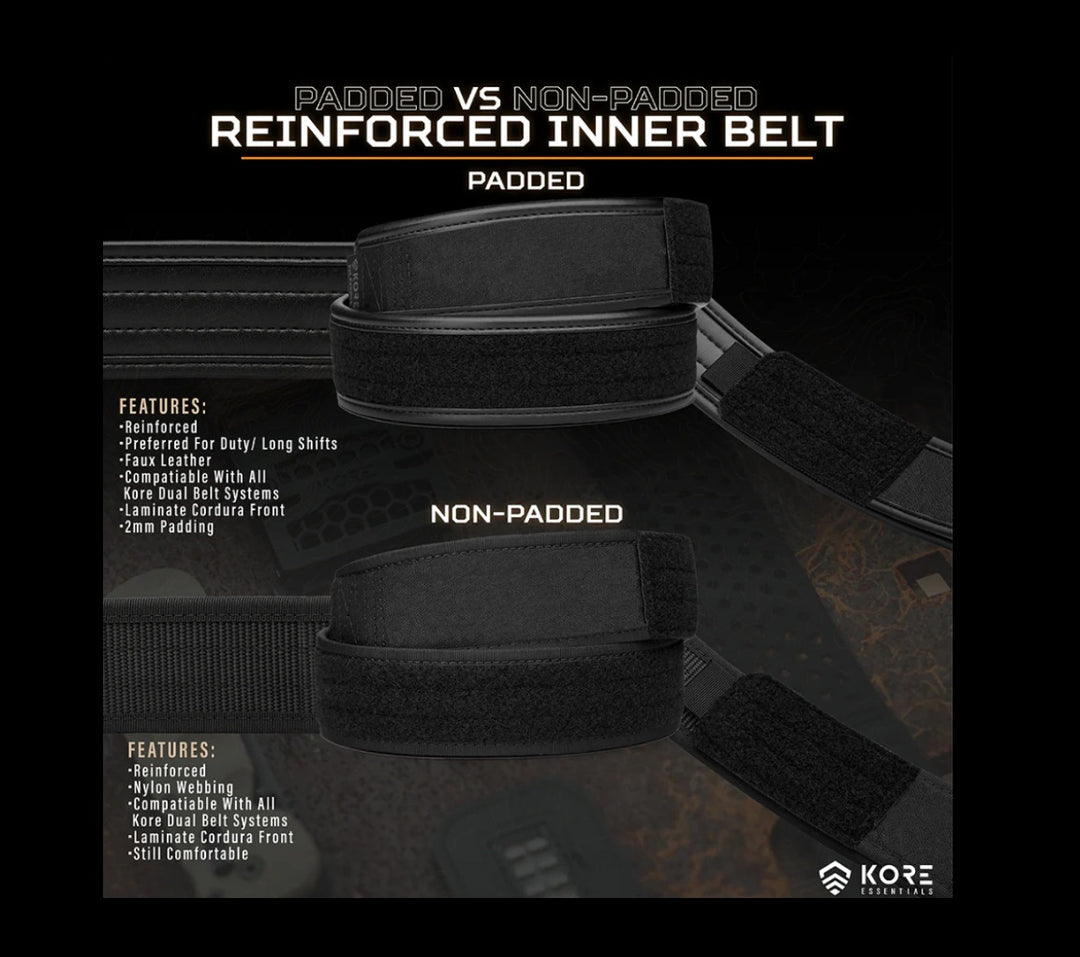 Kore B2 Coyote Battle Belt [Complete Kit] - 24"48" / Padded Reinforced Inner Belt