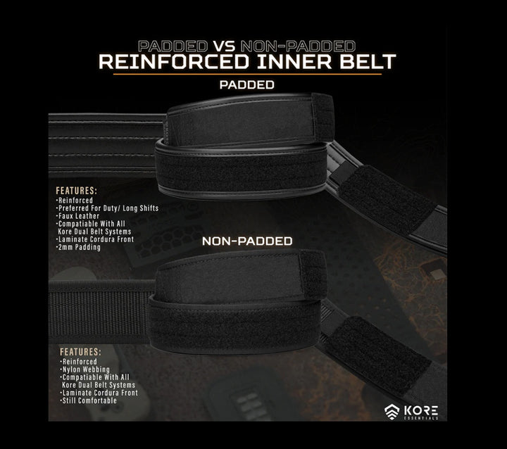 Kore B2 Coyote Battle Belt [Complete Kit] - 24"48" / Padded Reinforced Inner Belt