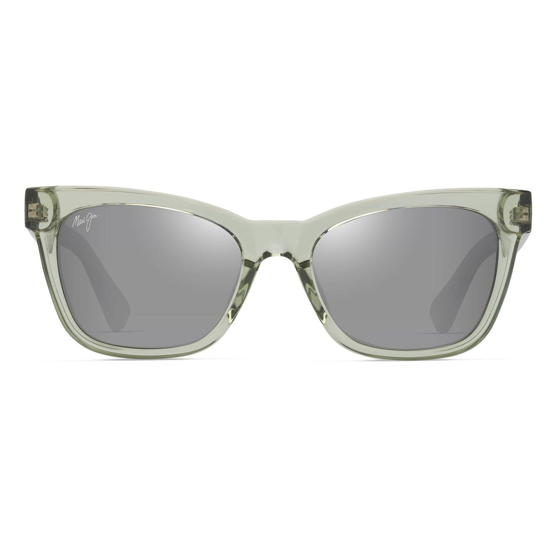 Maui Jim Grey Hiwahiwa Shiny Transparent Sage - front view