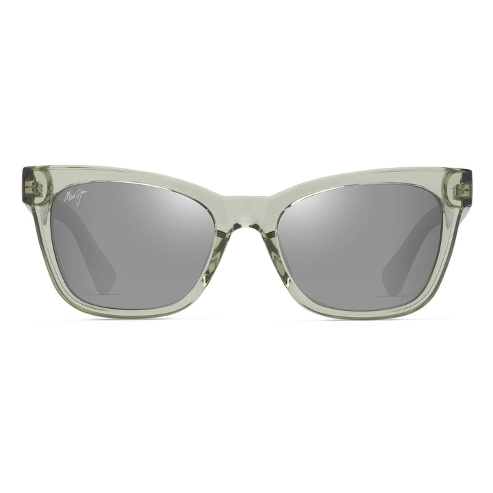 Maui Jim Grey Hiwahiwa Shiny Transparent Sage - front view