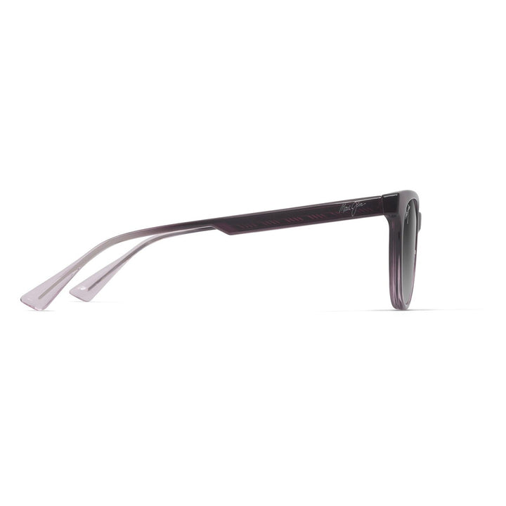 Maui Jim Grey Lonomea Matte Trans Dark Violet To Lilac - side view