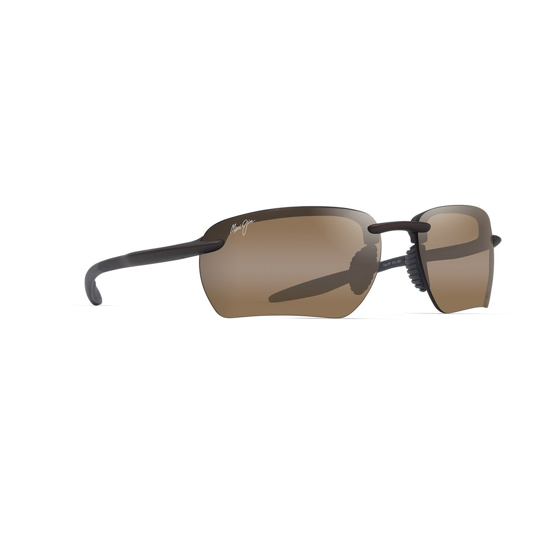 Maui Jim HCL Hookipa Ultra G Metal Matte Brown - quarter view