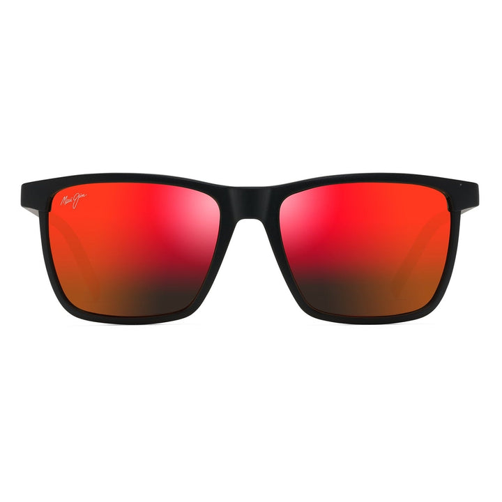 Maui Jim Hawaii Lava One Way Matte Black - front view