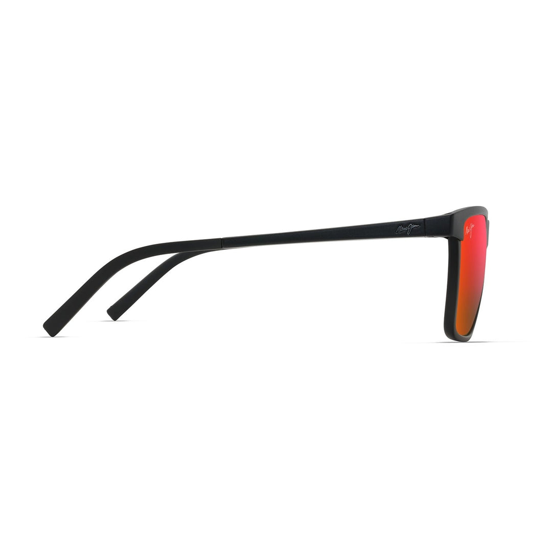 Maui Jim Hawaii Lava One Way Matte Black - side view