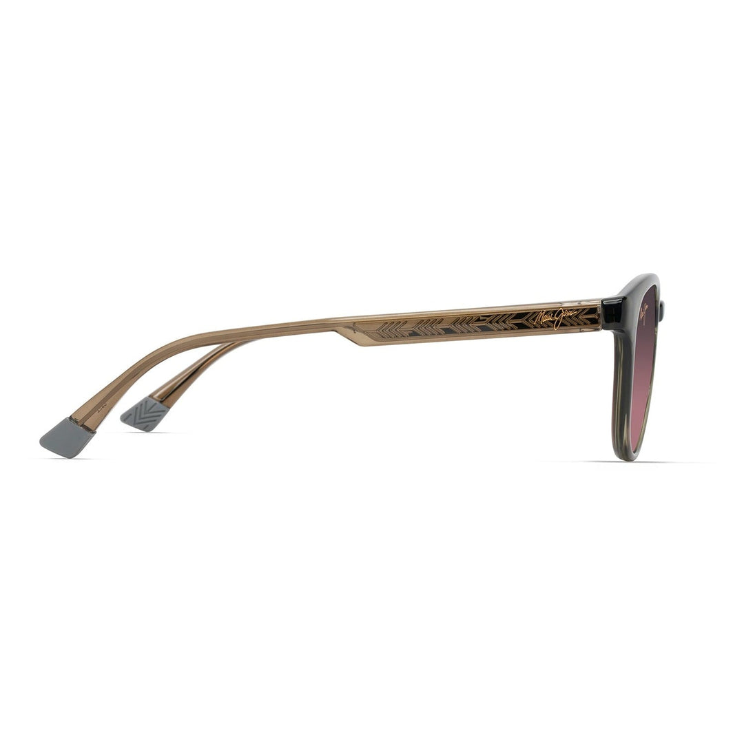 Maui Jim Rose Hiehie Shiny Trans Green - side view